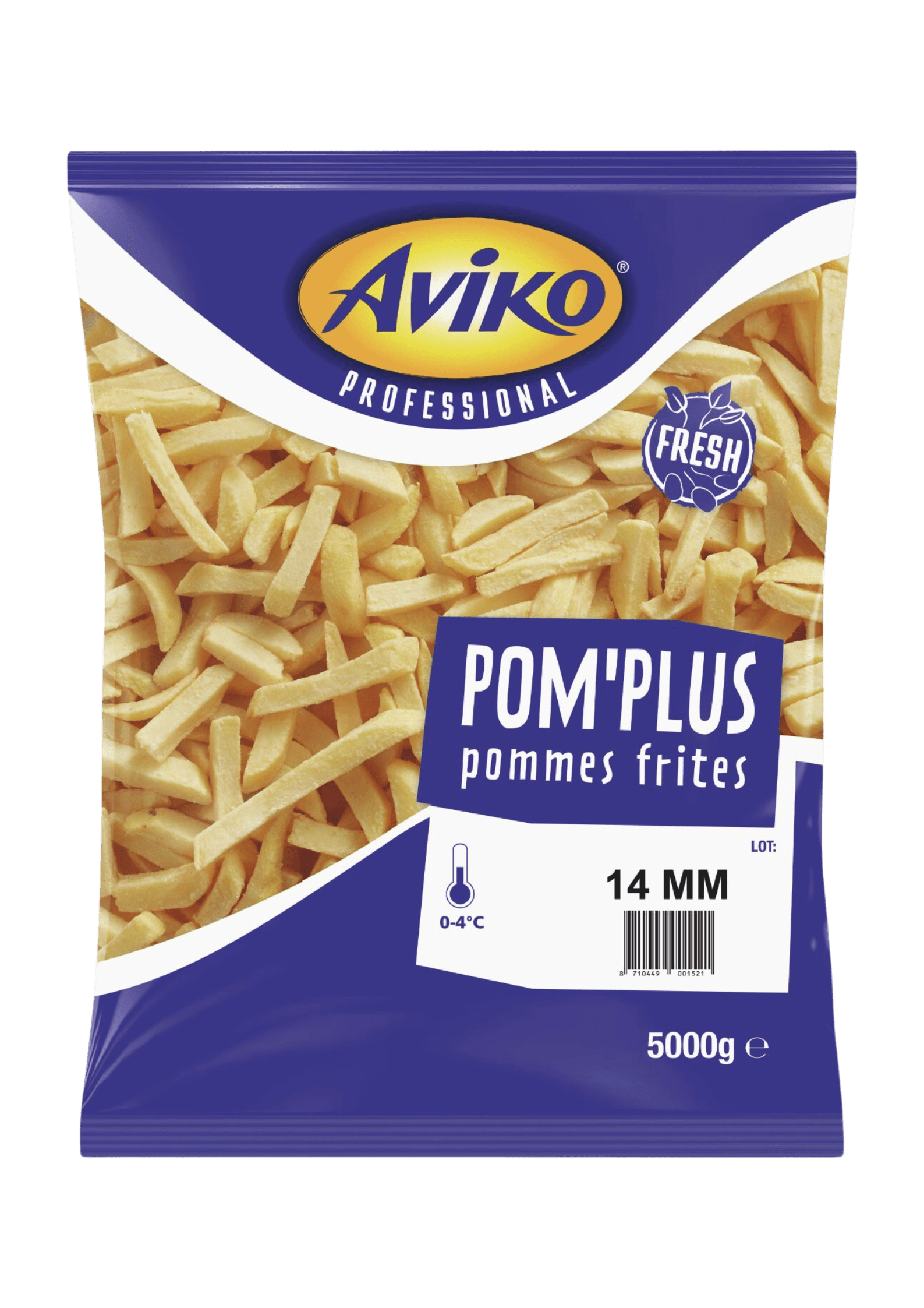 Pom Plus Frische Pommes Grobschnitt in Verpackung- Beutel