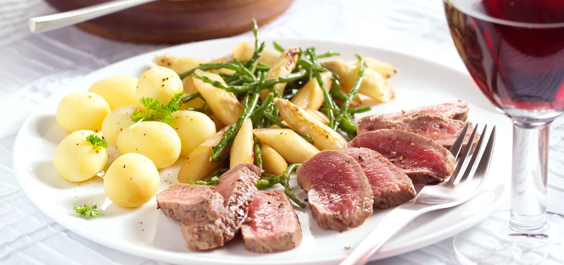 Pfannen-Spargel Lammrückenfilet Steamfresh