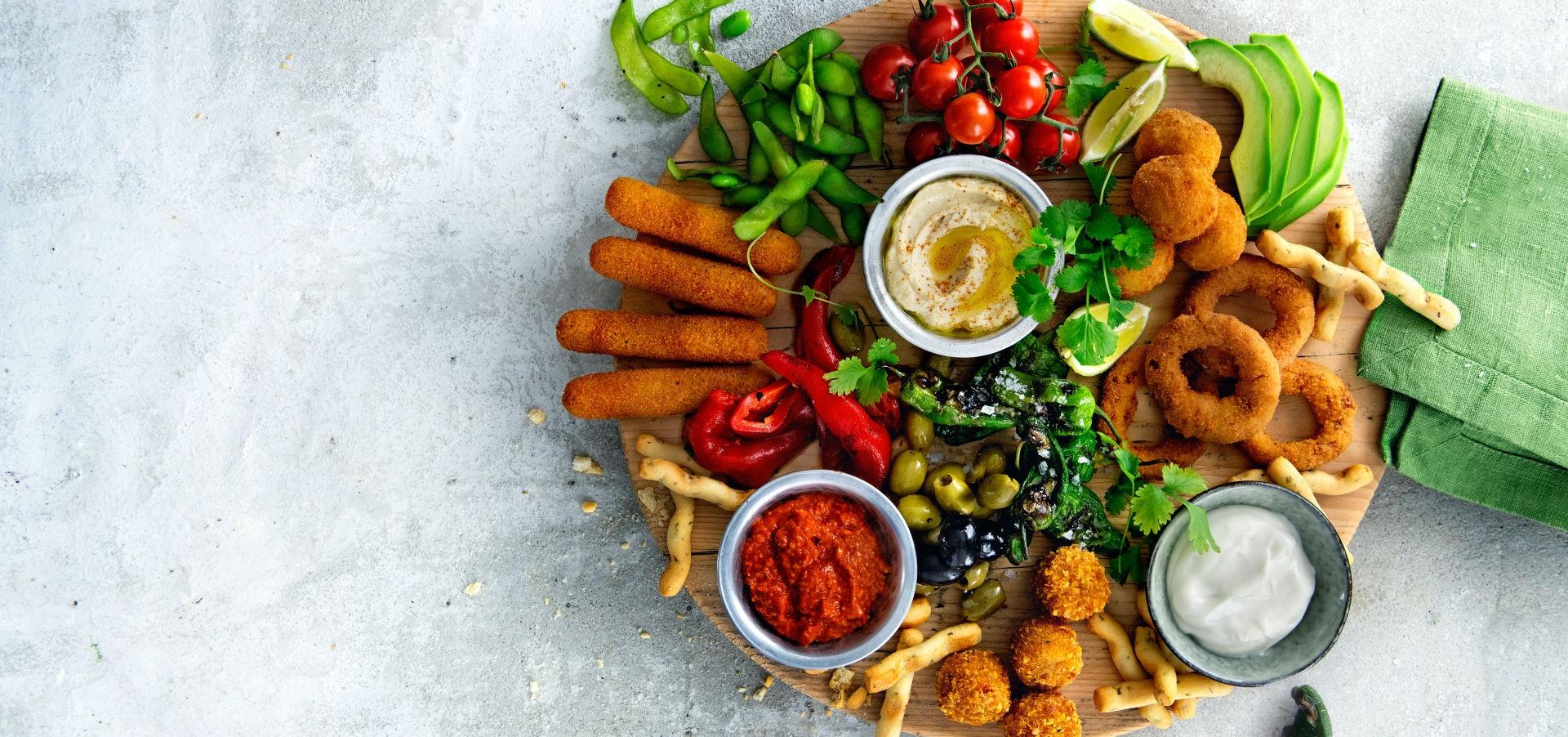 Snack-Platte Veggie Delight