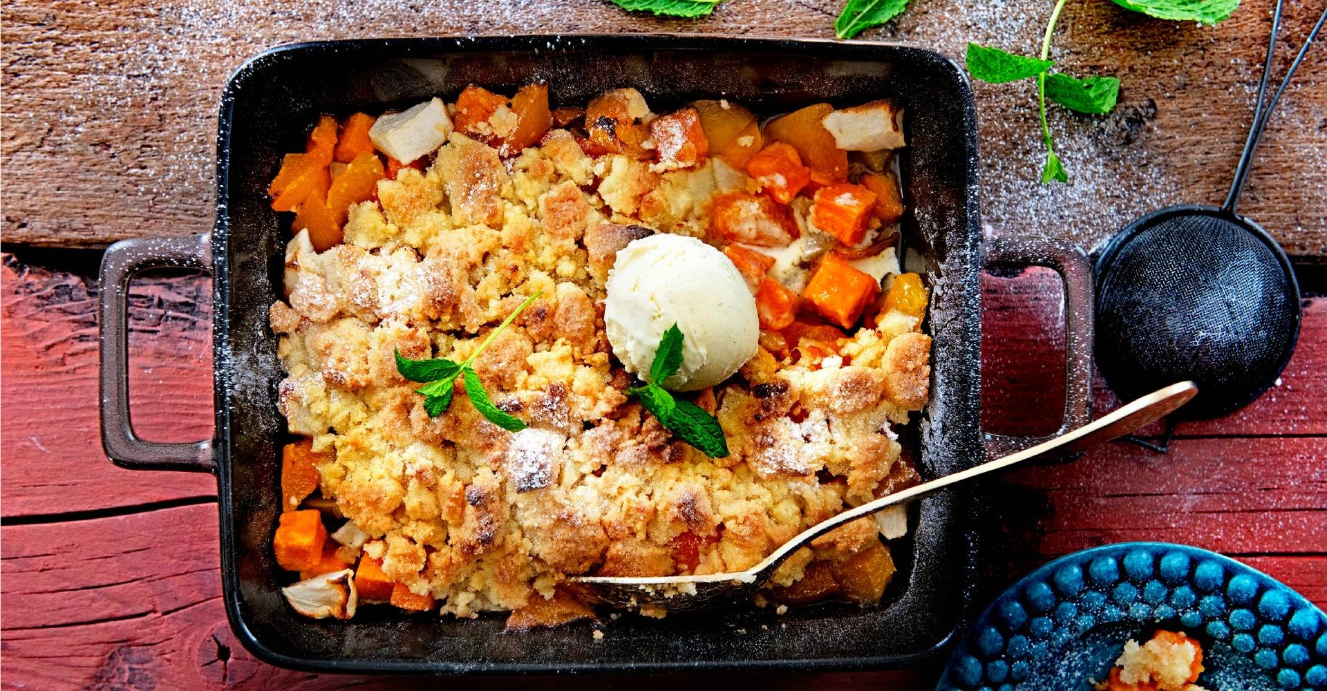 Aviko Suesskartoffel-Crumble