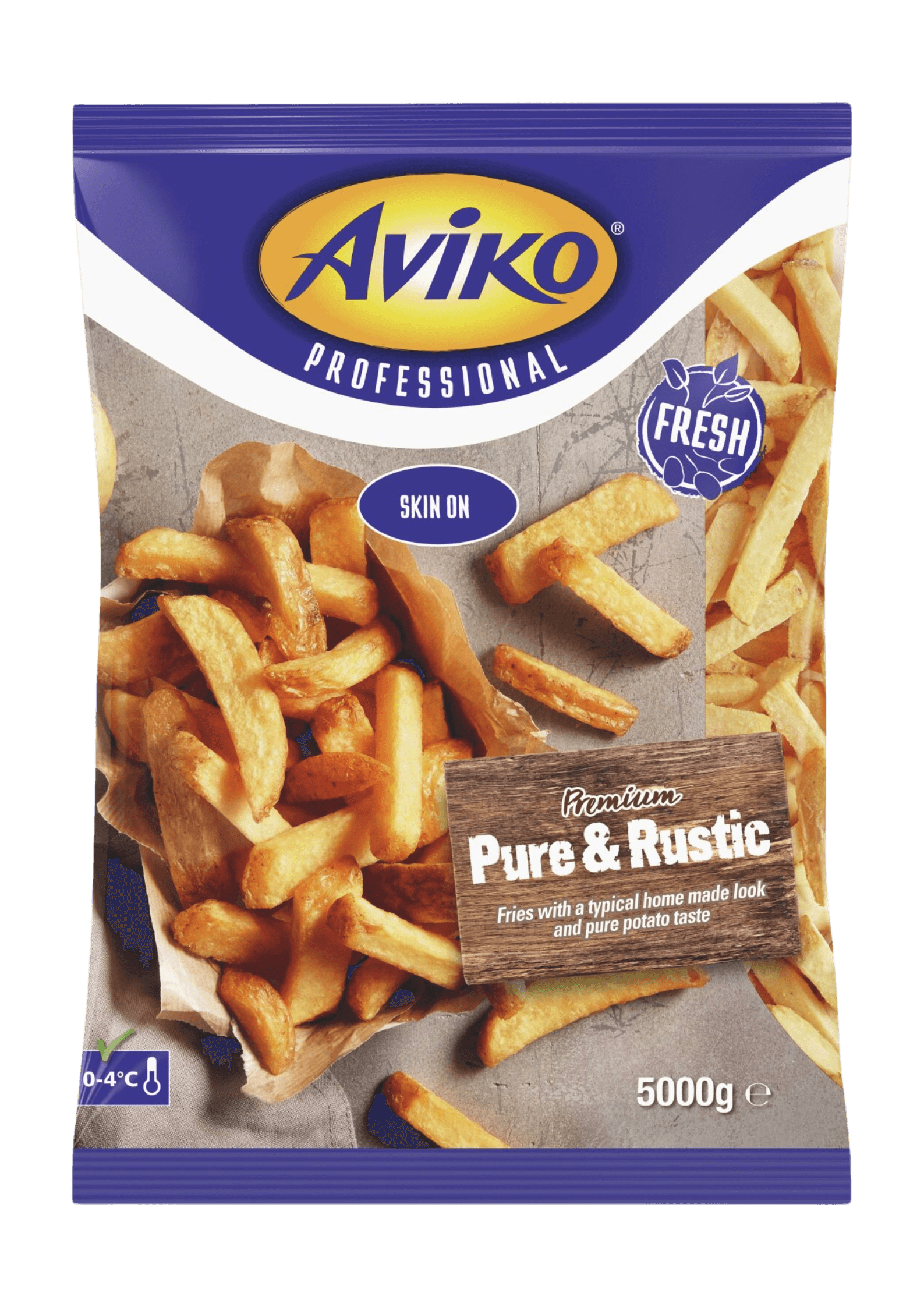 Pure & Rustic Pommes mit Schale in Verpackungsbeutel