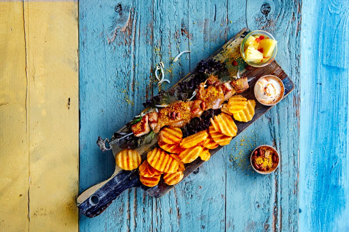 anwendung wellige kartoffelscheiben