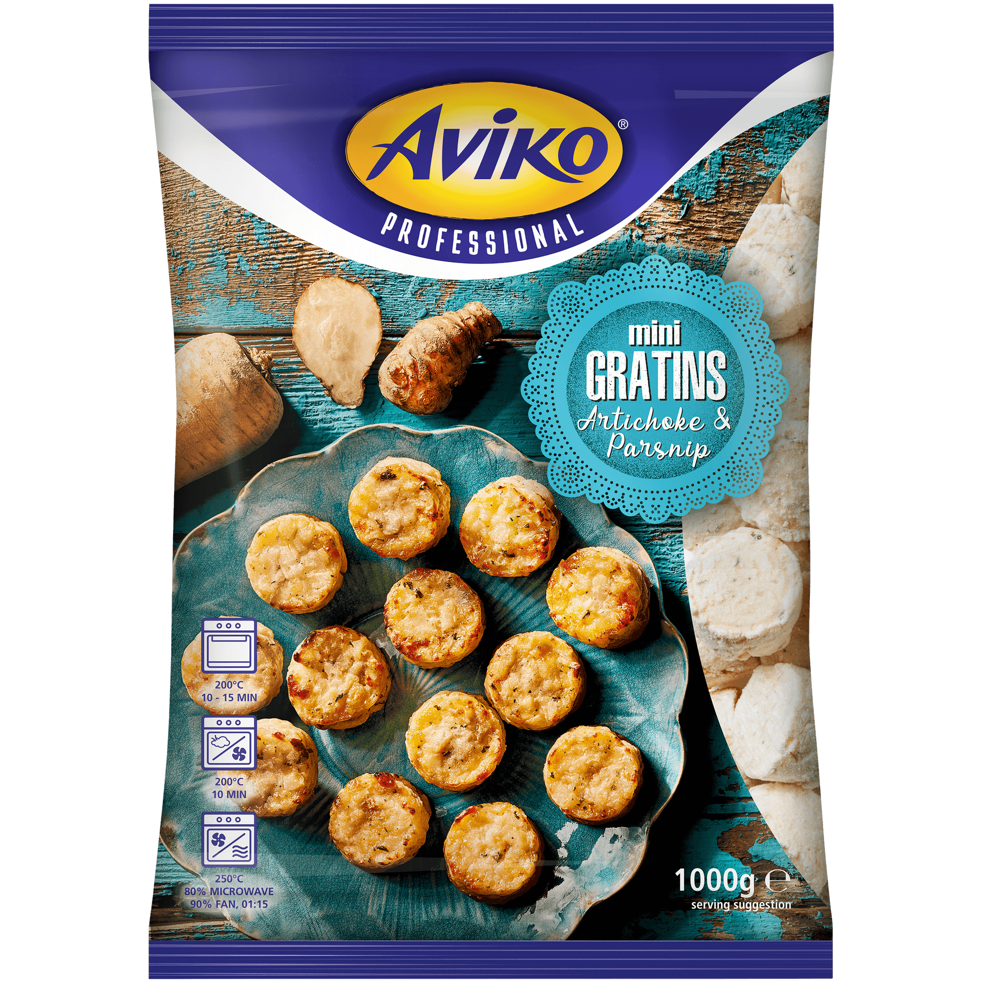 packshot mini gratin pastinake