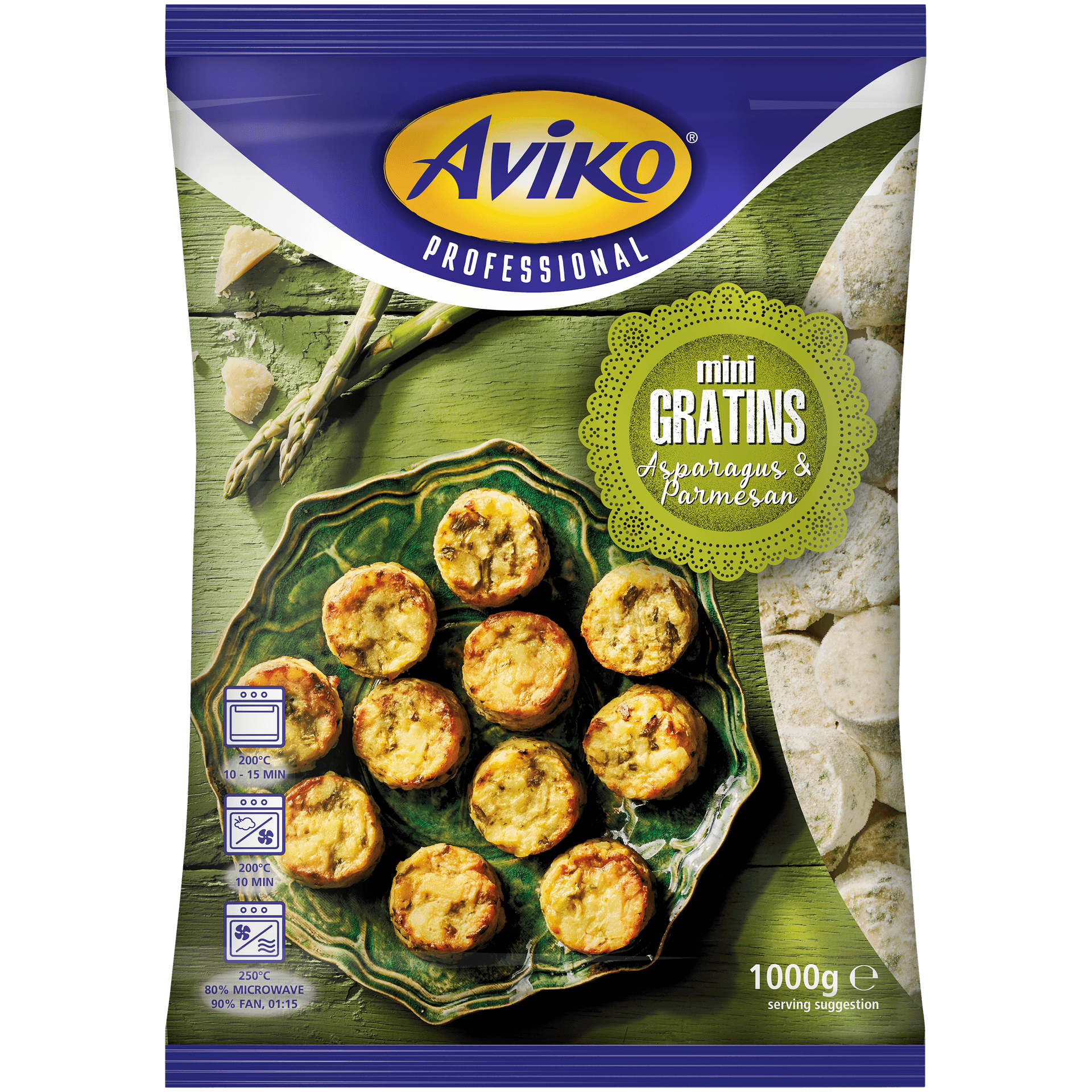 Packshot Mini Gratin Spargel-Parmesan